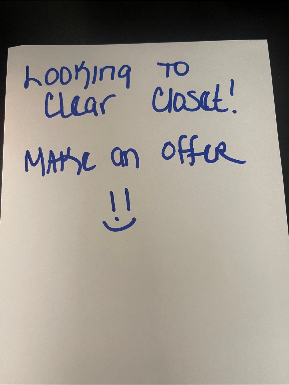 Make an offer
